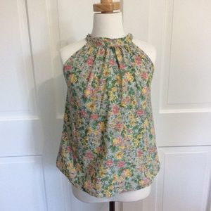 Bella Bliss floral sleeveless blouse size 12